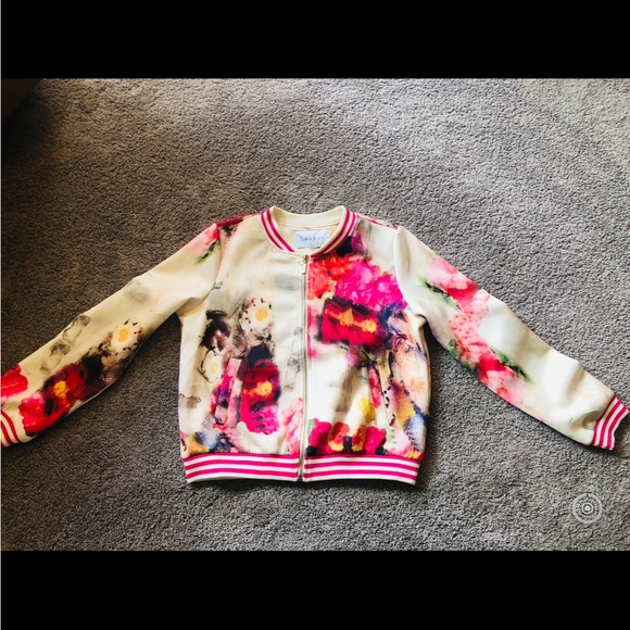 Lucy and Company Varsiry Floral jacket - Picture 5 of 10